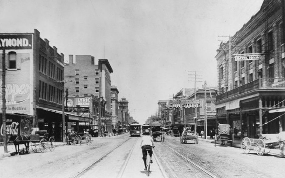 Fort Worth Streetcars, Stagecoaches, and Bicycles 1886