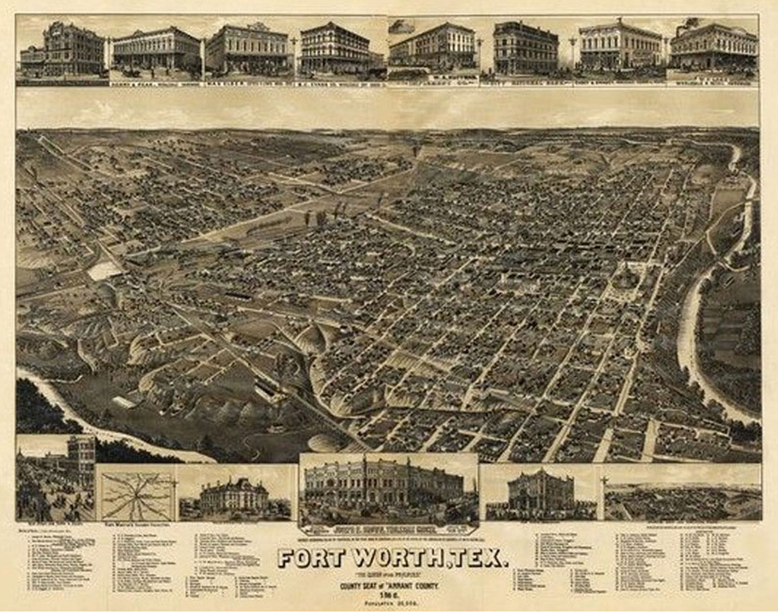 City of Fort Worth 1886