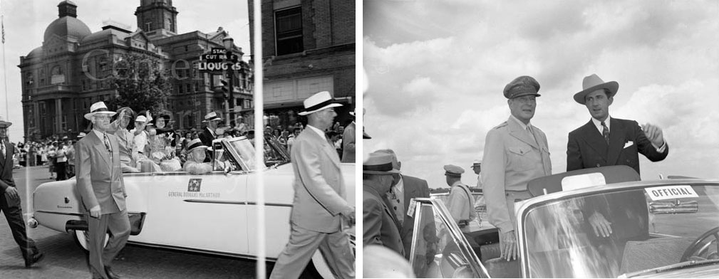 General Douglas MacArthur at Carswell Air Force Base