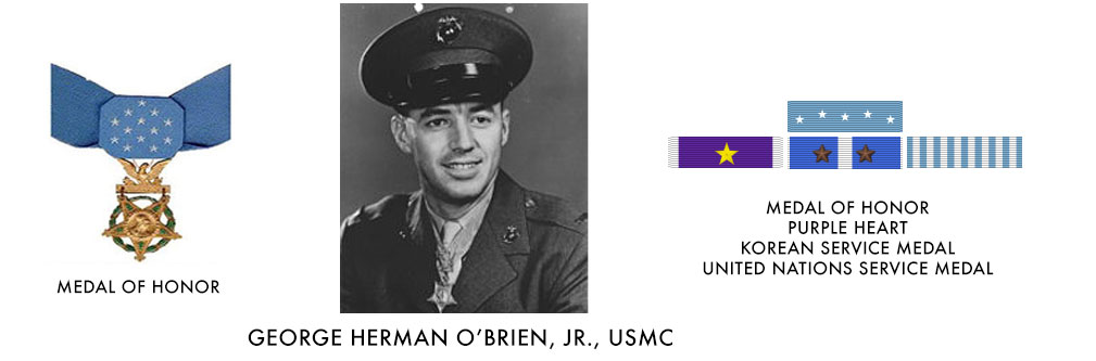 George Herman O'Brien USMC Medal of Honor Fort Worth
