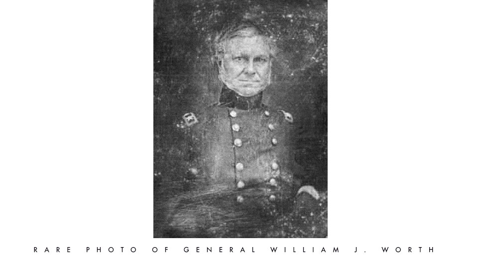 Rare Photo of General William J. Worth Fort Worth